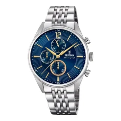 Montre Timeless Chronograph Bleu|FESTINA Sale