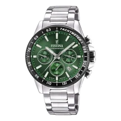 Montre Timeless Chronograph Vert|FESTINA Discount