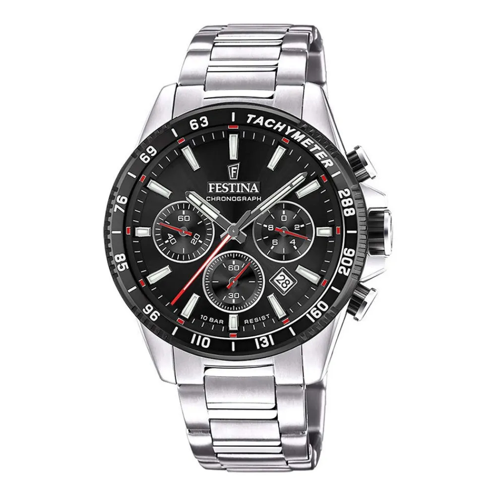 Montre Timeless Chronograph Noir|FESTINA Outlet