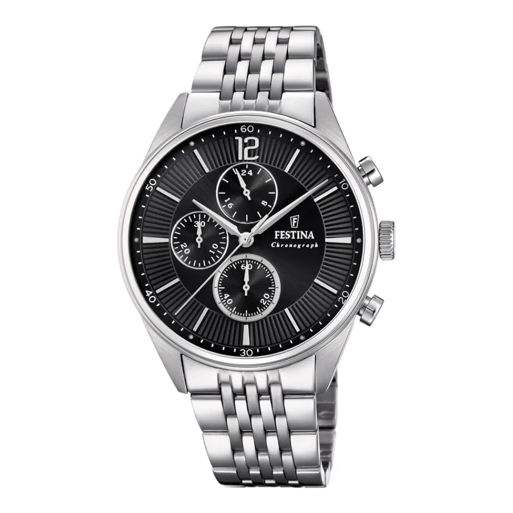 Montre Timeless Chronograph Noir|FESTINA Hot