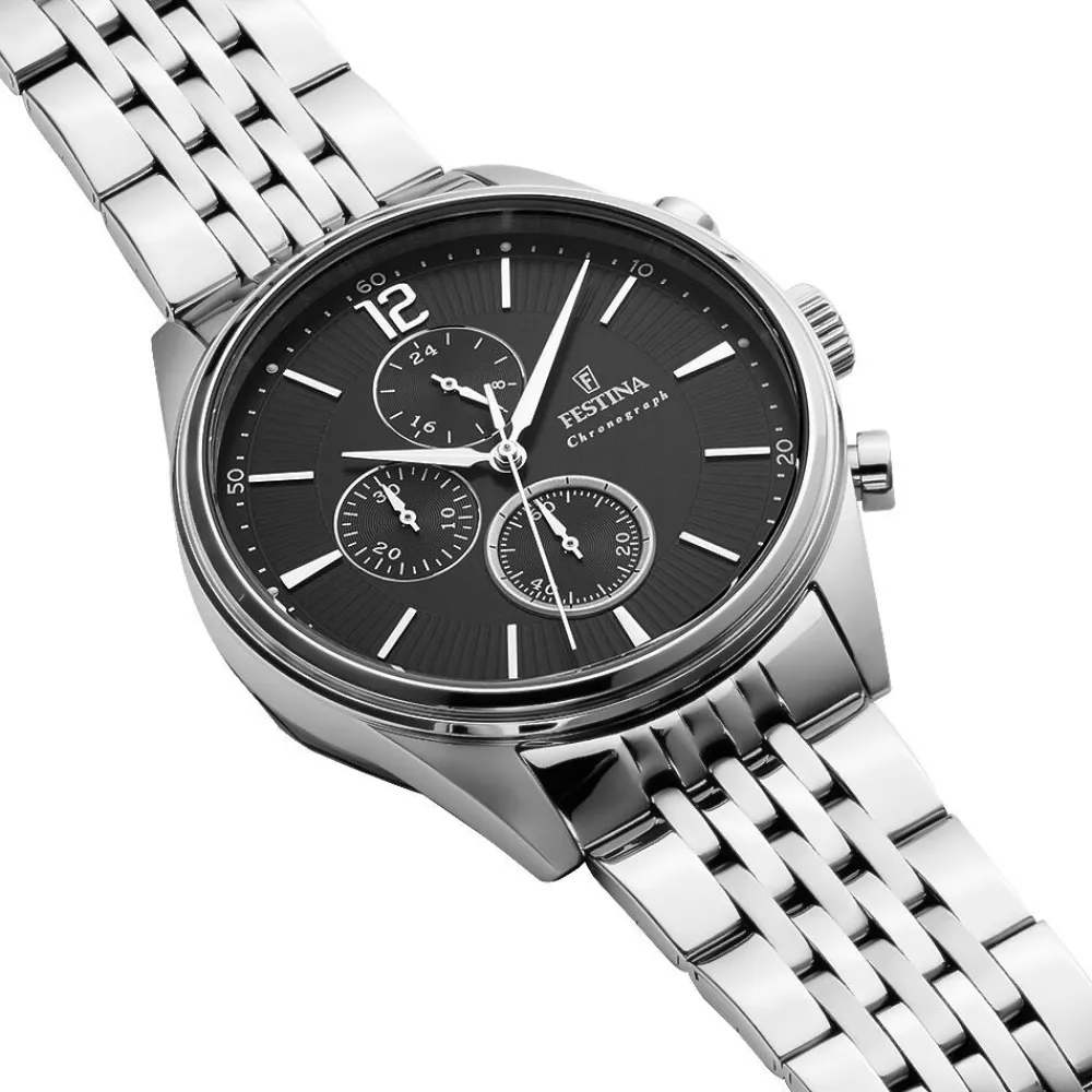 Montre Timeless Chronograph Noir|FESTINA Hot