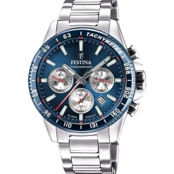 Montre Timeless Chronograph Bleu|FESTINA Hot