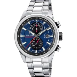 Montre Timeless Chronograph Bleu|FESTINA