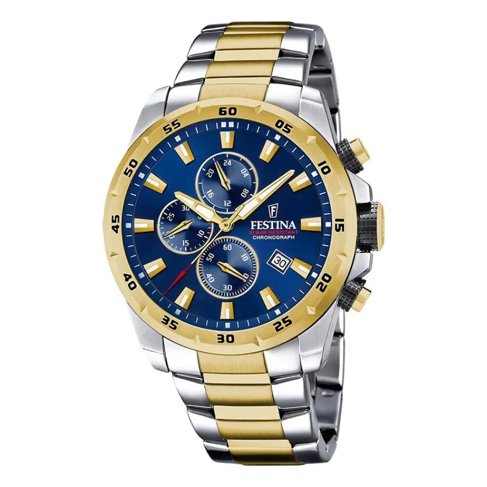Montre Timeless Chronograph Bleu|FESTINA Online