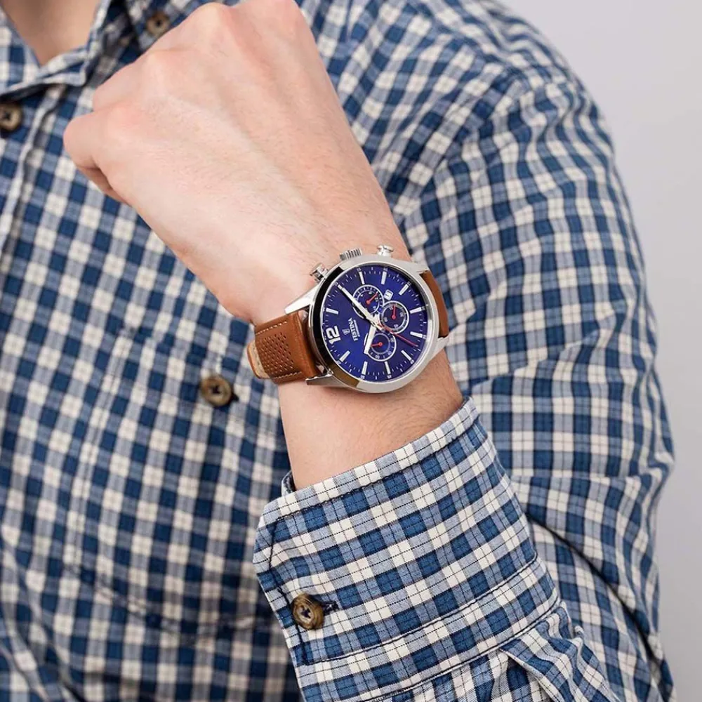 Montre Timeless Chronograph Bleu|FESTINA Best