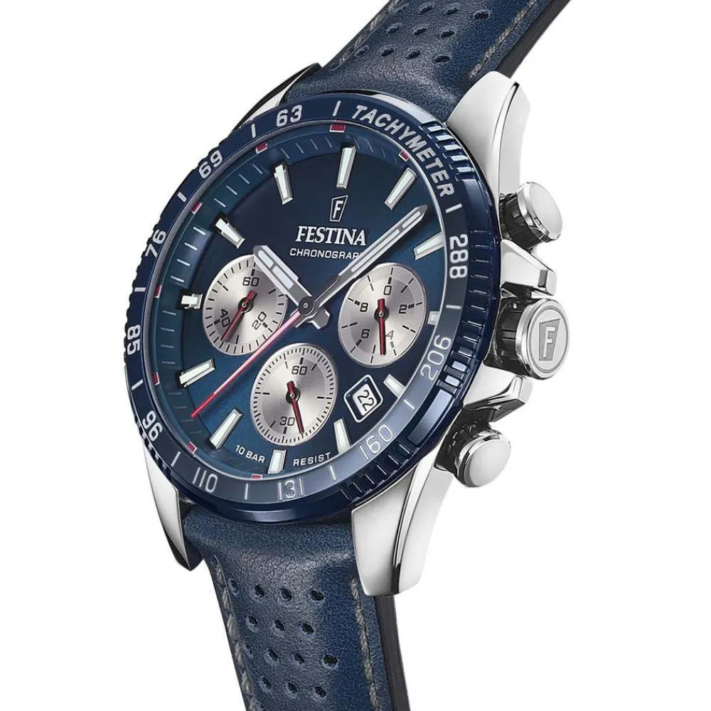 Montre Timeless Chronograph Bleu|FESTINA Best