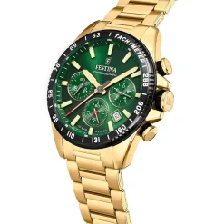 Montre Timeless Chrono 45-2 Vert|FESTINA Outlet