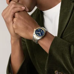 Montre Campbell Bleu|FOSSIL Discount