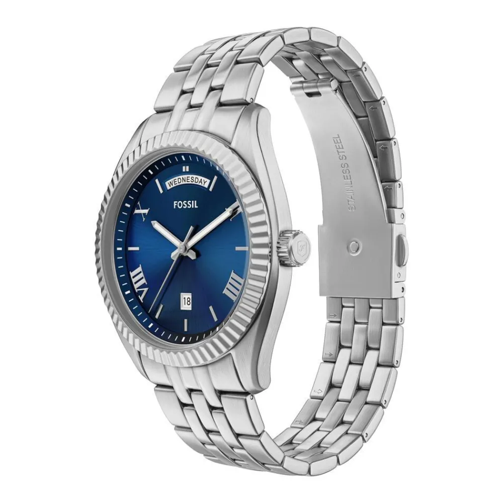 Montre Campbell Bleu|FOSSIL Sale