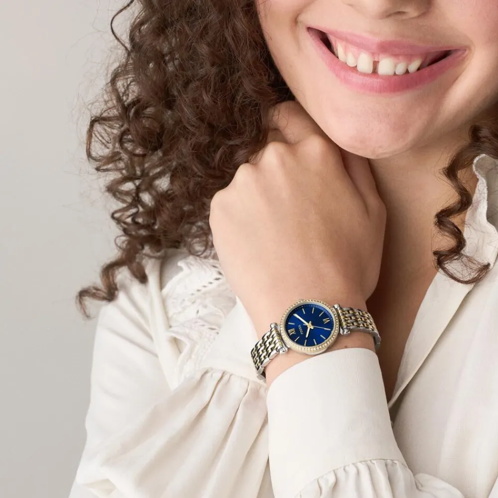 Montre Carlie Mini Bleu|FOSSIL Outlet