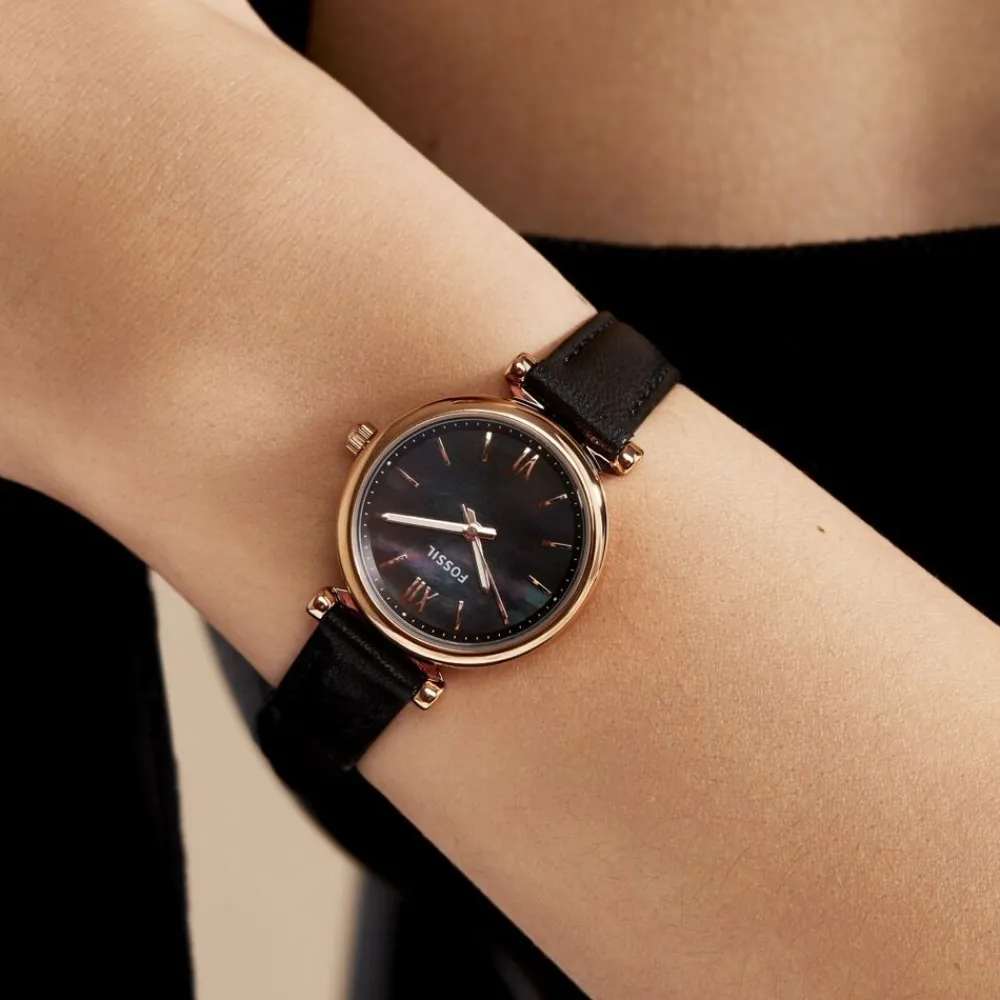 Montre Carlie Mini Nacre Noire|FOSSIL Hot