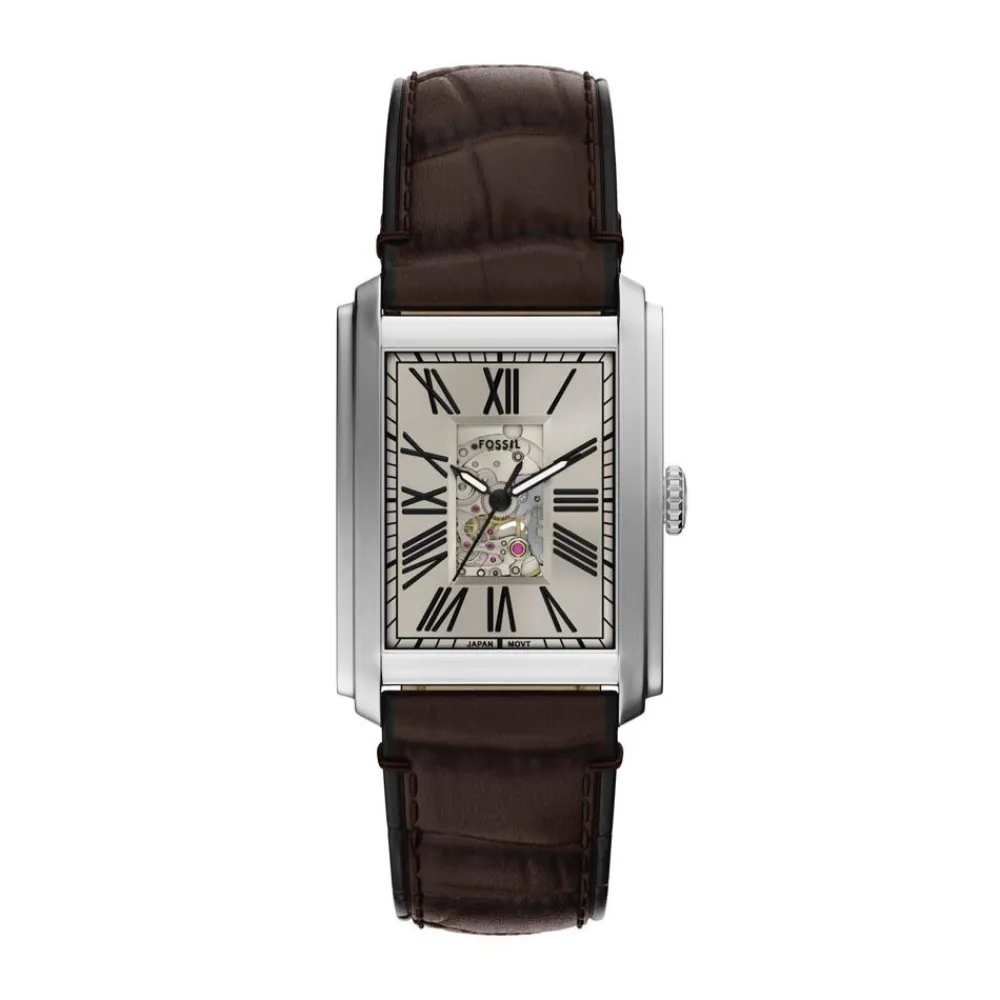 Montre Carraway Automatic Beige|FOSSIL Online