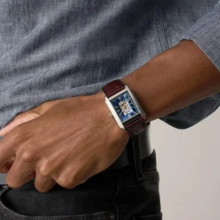 Montre Carraway Automatic Bleu|FOSSIL