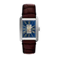 Montre Carraway Automatic Bleu|FOSSIL