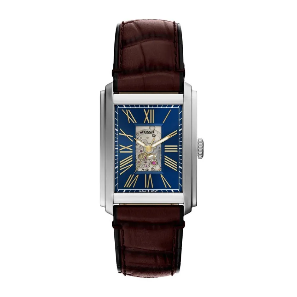 Montre Carraway Automatic Bleu|FOSSIL