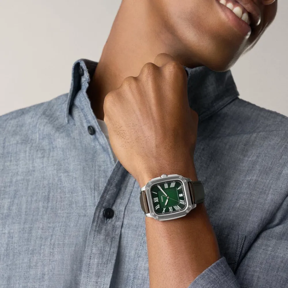 Montre Crosby Vert|FOSSIL