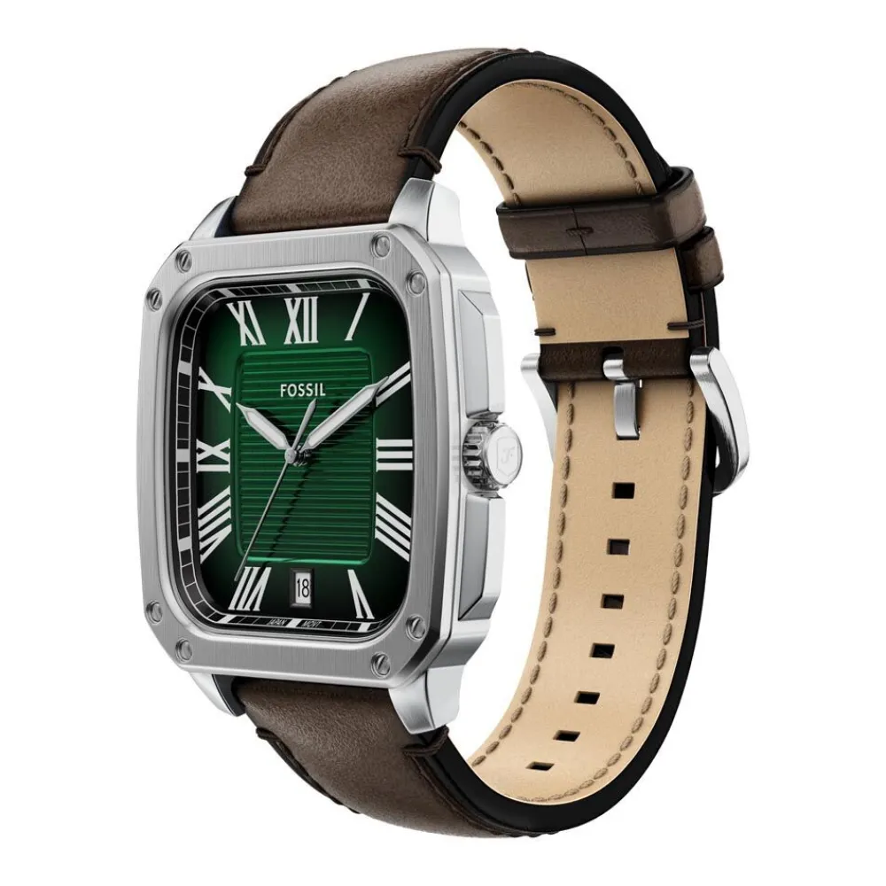 Montre Crosby Vert|FOSSIL