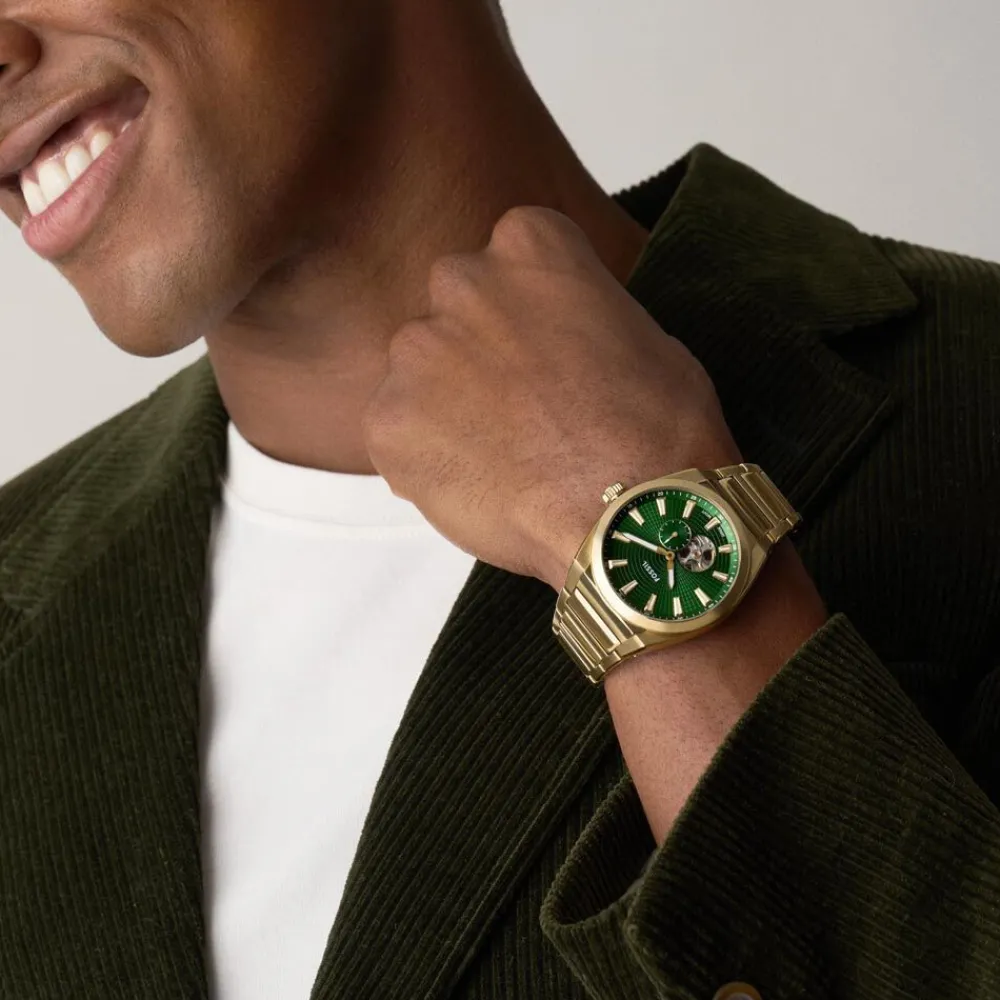 Montre Everett Automatic Vert|FOSSIL
