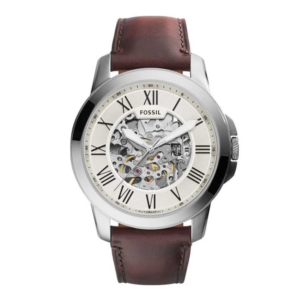 Montre Grant Automatique Beige|FOSSIL Sale