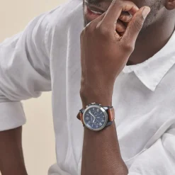 Montre Grant Bleu|FOSSIL