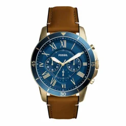 Montre Grant Sport Bleu|FOSSIL Discount