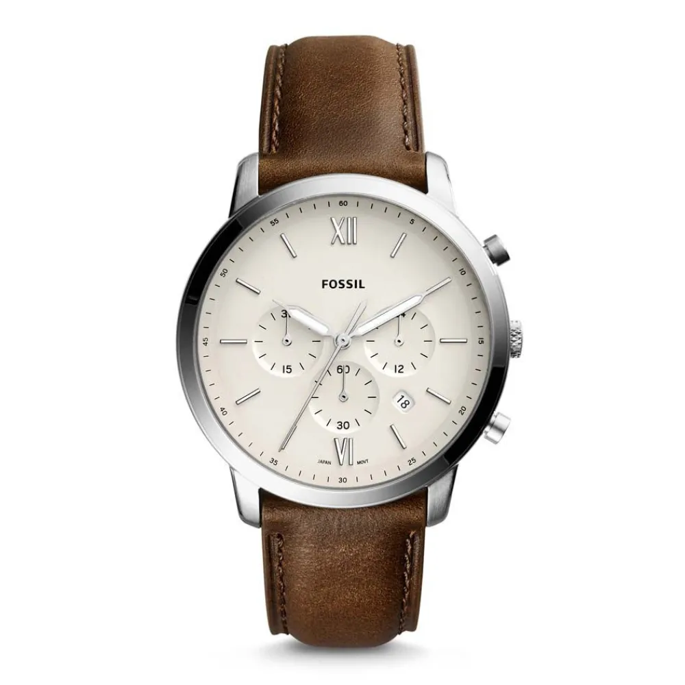 Montre Neutra Chrono Beige|FOSSIL Online