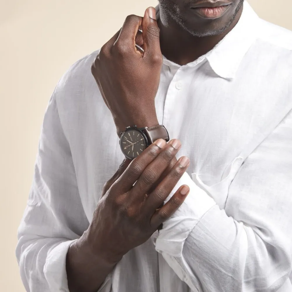 Montre Townsman Chrono Noir|FOSSIL Hot