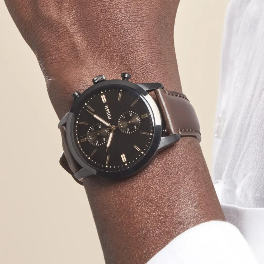 Montre Townsman Chrono Noir|FOSSIL Hot