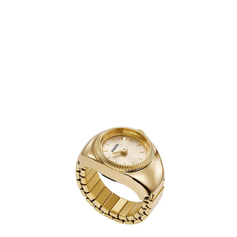 Montre Watch Ring Doré|FOSSIL Online