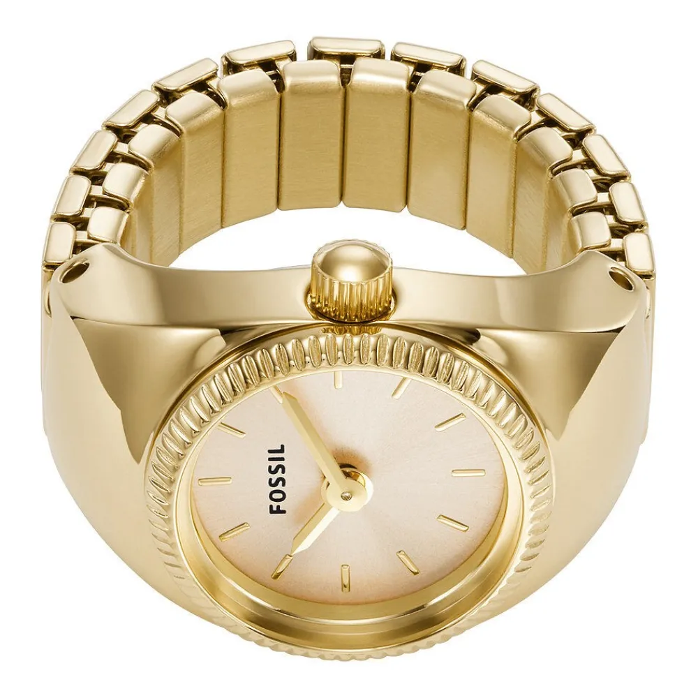 Montre Watch Ring Doré|FOSSIL Online
