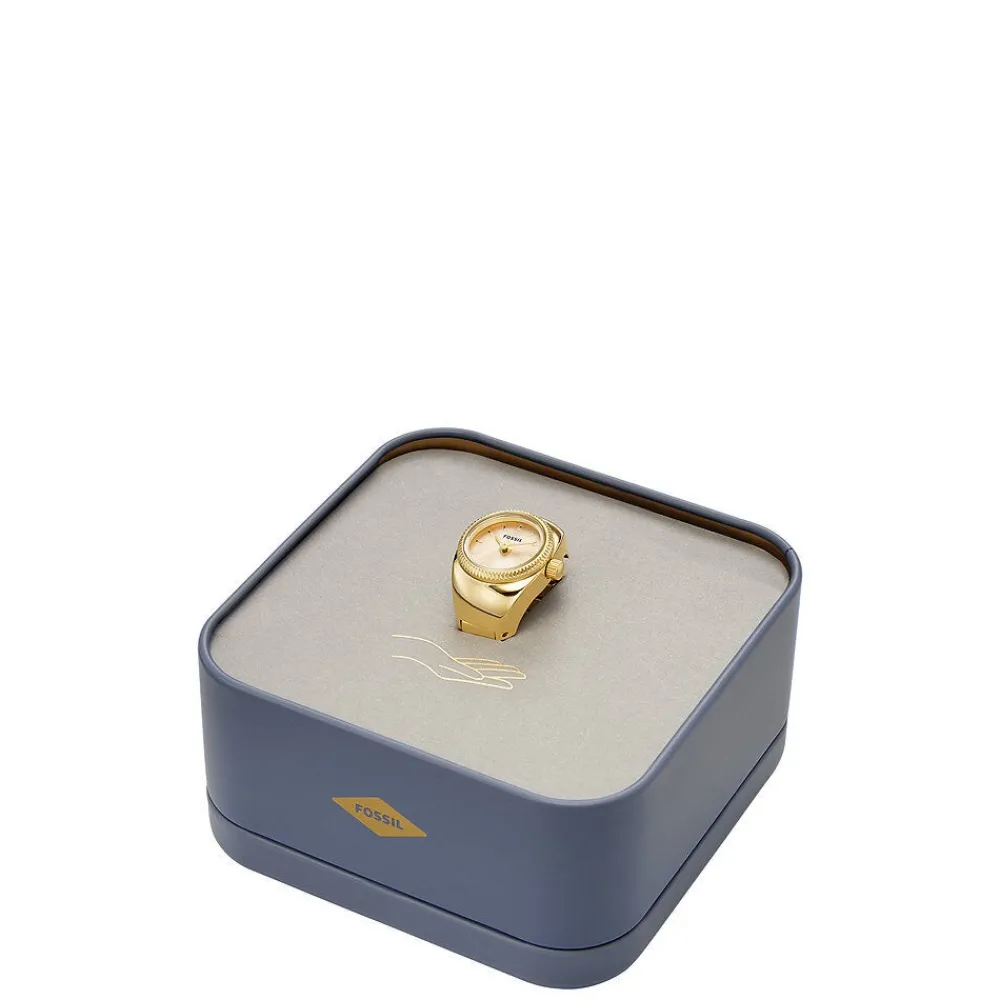 Montre Watch Ring Doré|FOSSIL Online