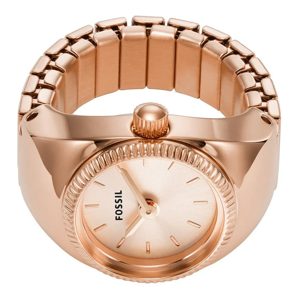 Montre Watch Ring Rose|FOSSIL Hot