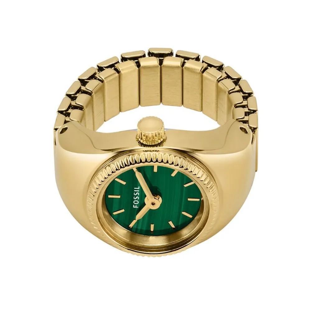 Montre Watch Ring Vert|FOSSIL