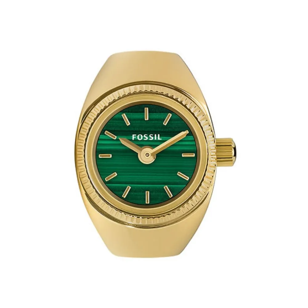 Montre Watch Ring Vert|FOSSIL