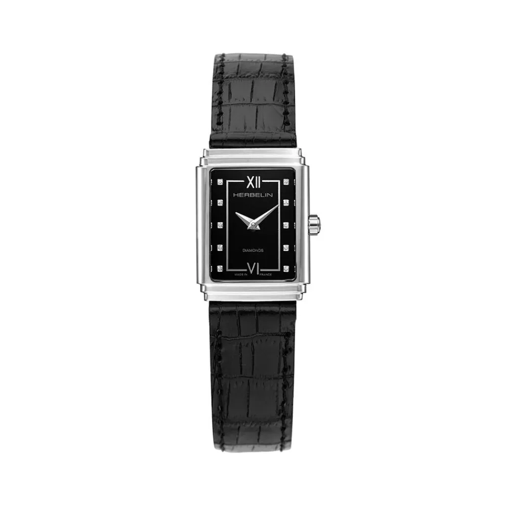 Montre Art Déco 1925's Noir|HERBELIN