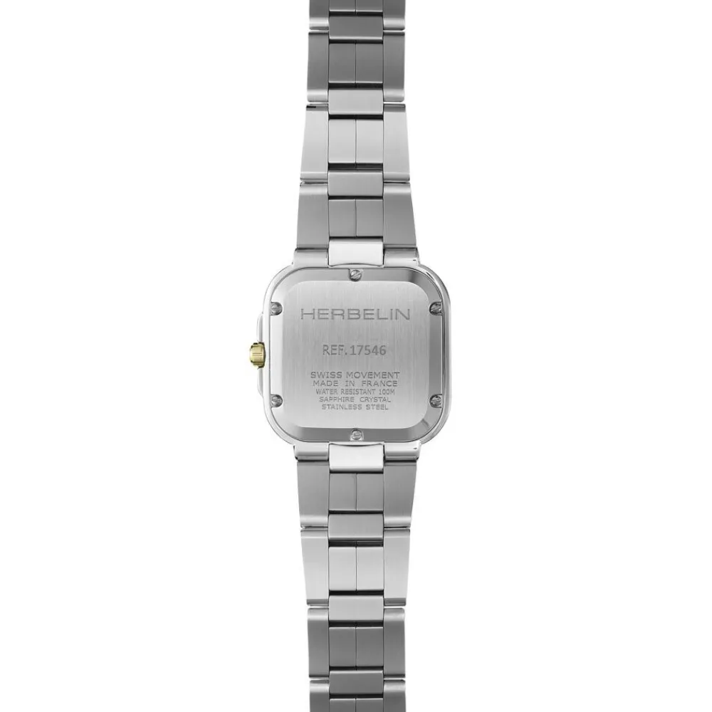Montre Cap Camarat Square Nacre Blanche|HERBELIN New