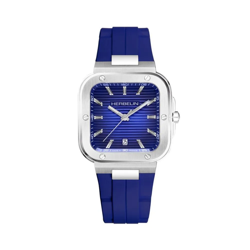 Montre Cap Camarat Square Bleu|HERBELIN