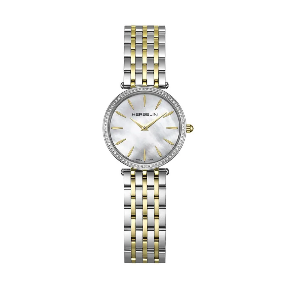 Montre Epsilon Nacre Blanche|HERBELIN Sale