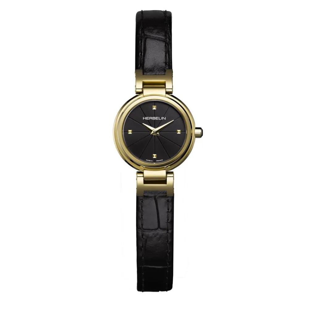 Montre Lady H Noir|HERBELIN Online