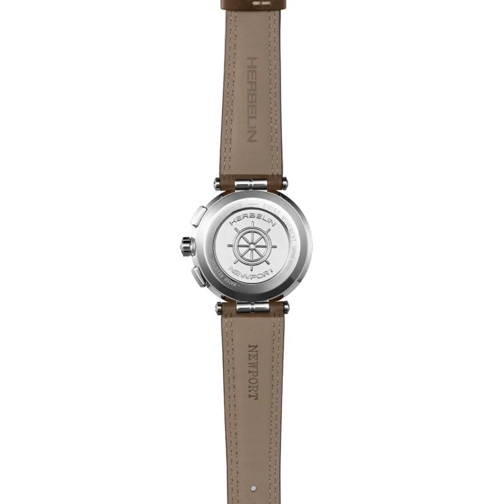 Montre Newport Chrono Argenté|HERBELIN Online