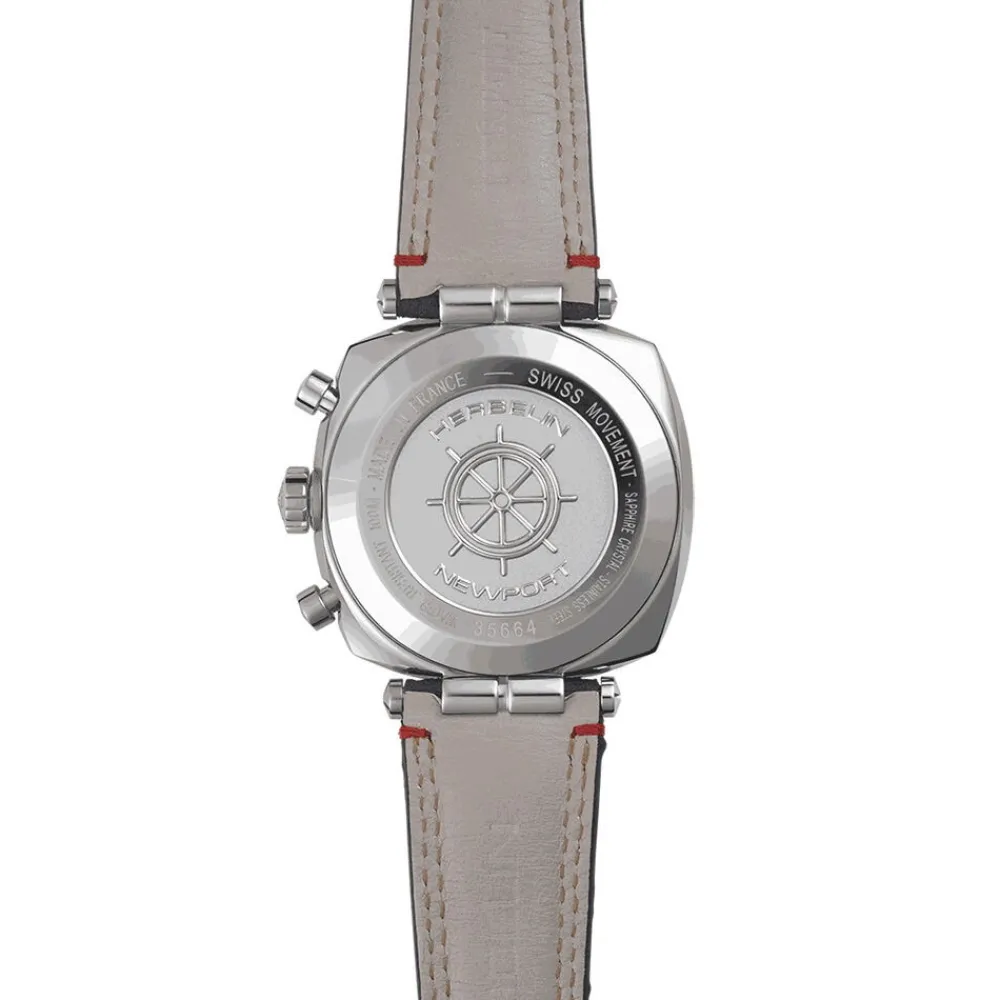 Montre Newport Heritage Bleu|HERBELIN Outlet