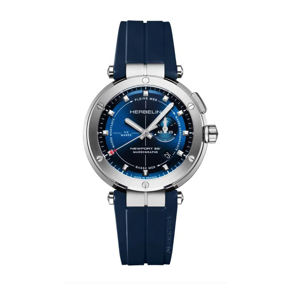 Montre Newport Mareographe Bleu|HERBELIN New