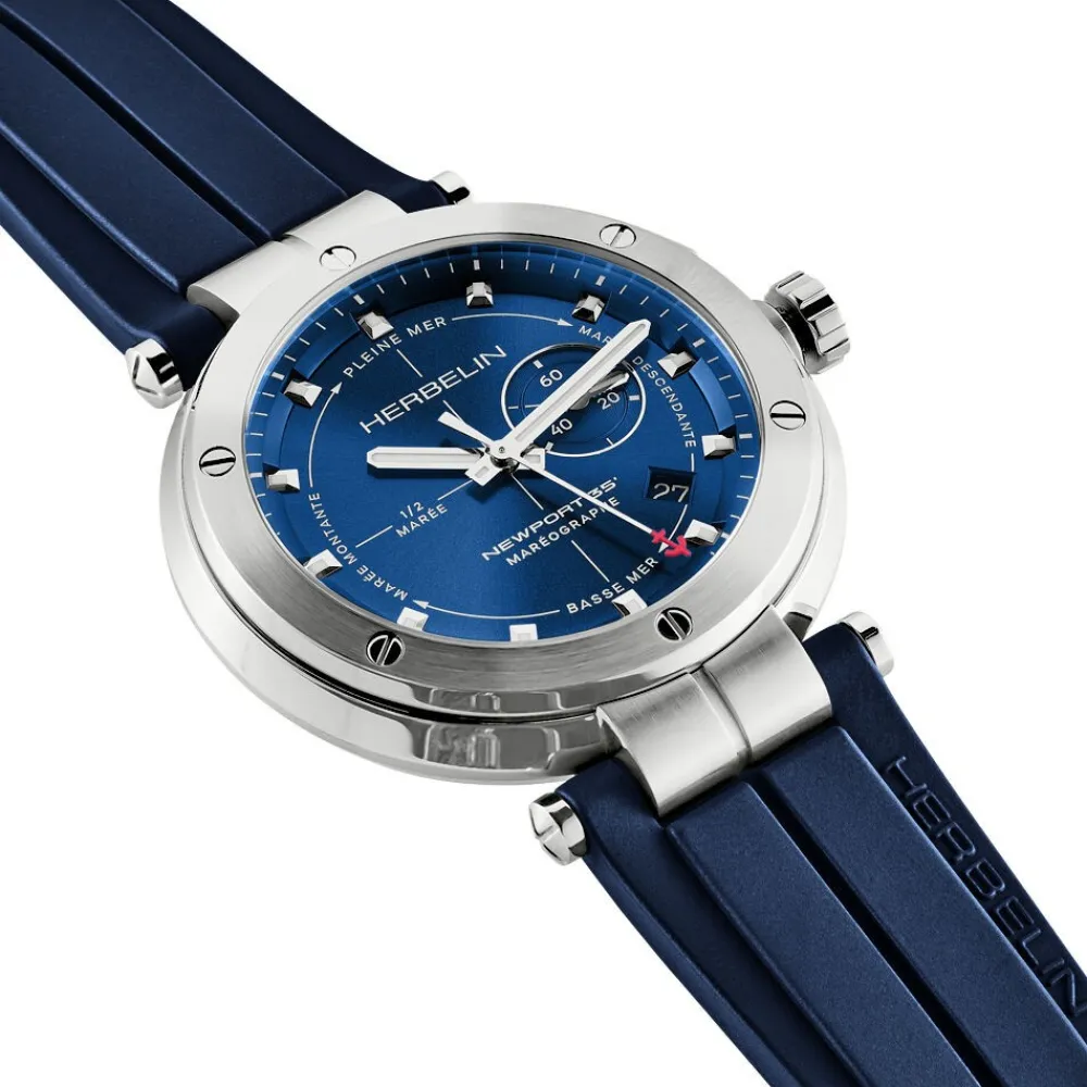 Montre Newport Mareographe Bleu|HERBELIN New