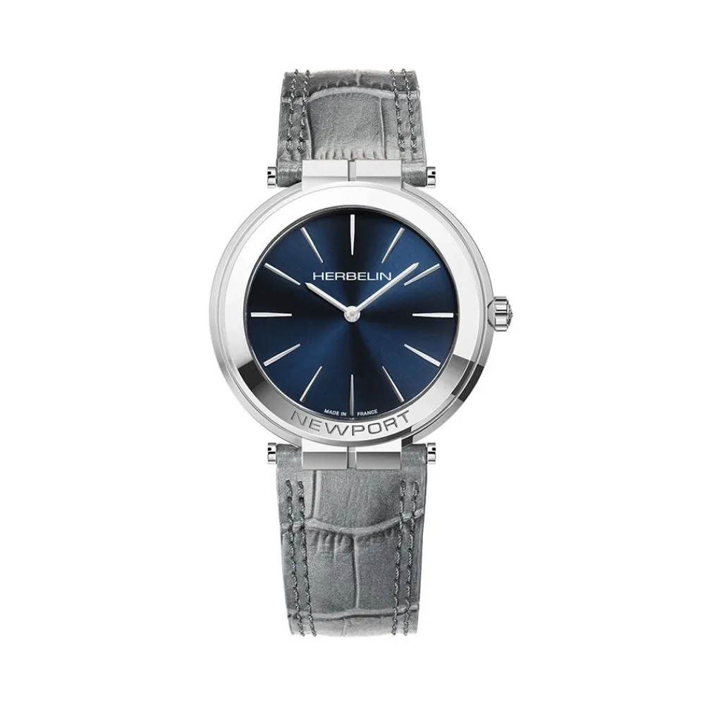 Montre Newport Slim Bleu|HERBELIN