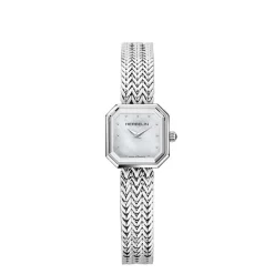 Montre Octogone Nacre Blanche|HERBELIN Outlet