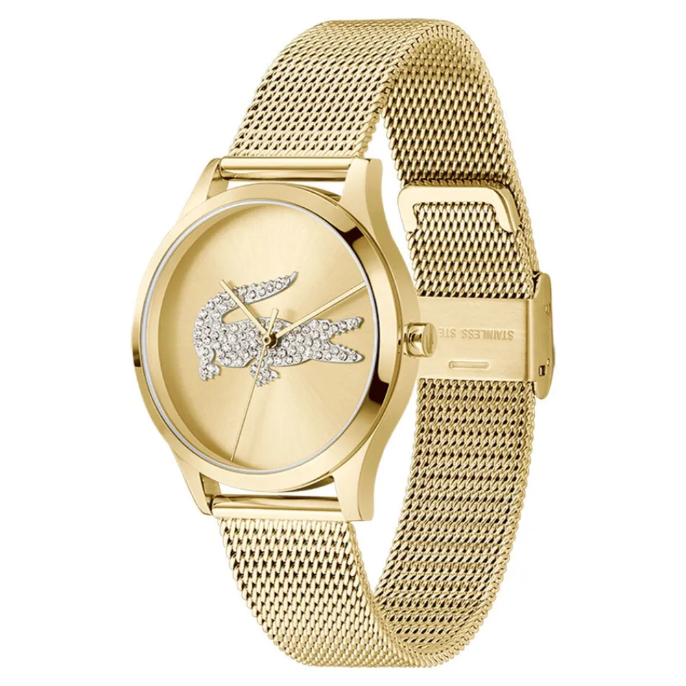 Montre Crocodelle Doré|LACOSTE Clearance