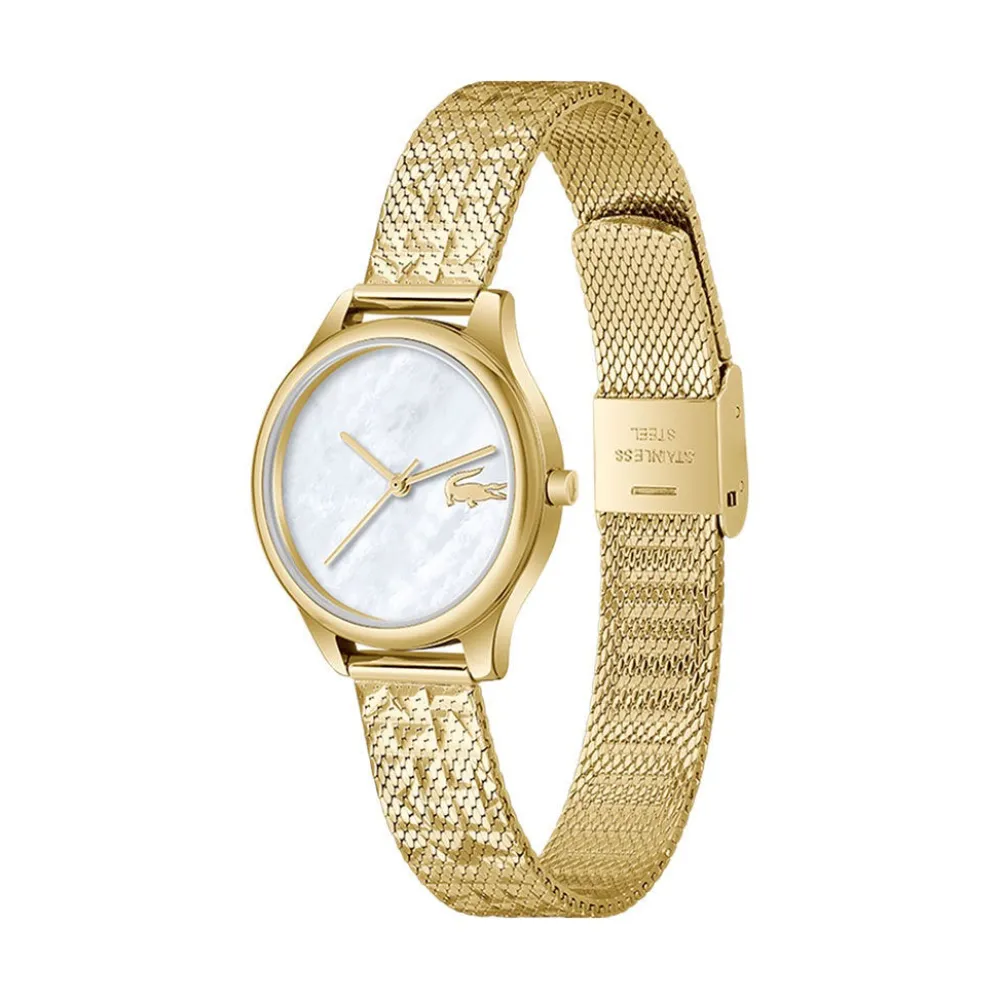Montre Mini Crocodelle Nacre Blanche|LACOSTE