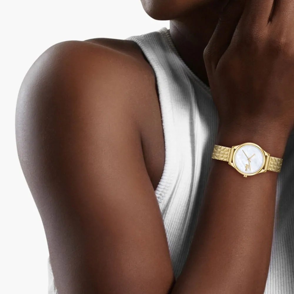Montre Mini Crocodelle Nacre Blanche|LACOSTE
