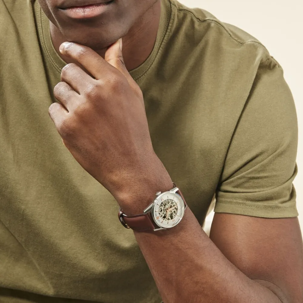 Montre Himalaya Squelette Argenté|LIP New