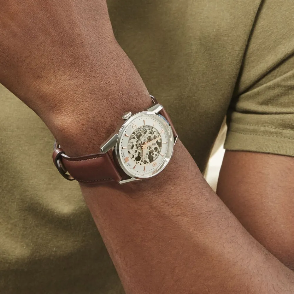 Montre Himalaya Squelette Argenté|LIP New